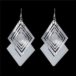 NEW Bohemian Vintage Rhombus Drop Earrings -